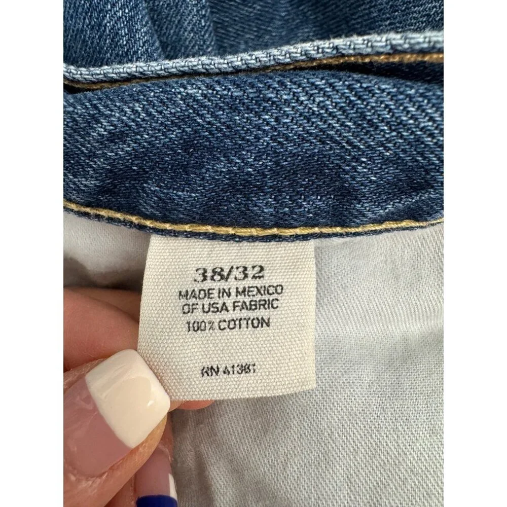 Polo Ralph Lauren Relaxed classic fit jeans embroidered‎ dark sz 38